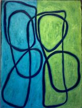 Coupled by Ildiko Kovacs contemporary artwork painting