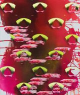 Compressed Bloom by Vivien Zhang contemporary artwork painting works on paper