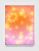 Amber Nebula by Leo Villareal contemporary artwork painting works on paper sculpture