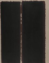 Burnt Umber  Ultramarine Blue by Yun Hyong-Keun contemporary artwork painting