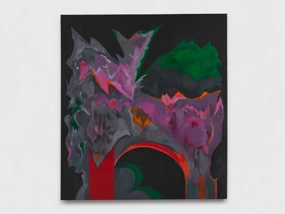 A collection of heads by Sonia Gechtoff contemporary artwork Painting