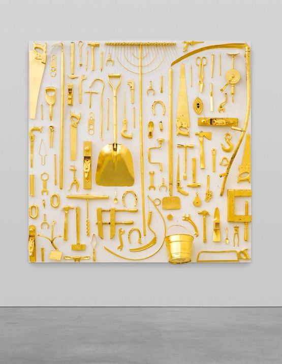the alphabet of my mothers and fathers B by Ugo Rondinone contemporary artwork Sculpture