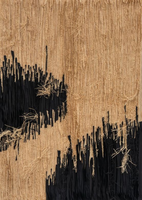 HANDS FIGURES AND MIRACLE ACT VII by Joel Andrianomearisoa contemporary artwork Textile
