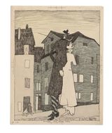 Brautpaar Vorm Weissen Schwan by Lyonel Feininger contemporary artwork works on paper