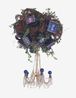 Video Chandelier X by Nam June Paik contemporary artwork Sculpture