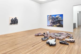 Contemporary art exhibition Goshka Macuga When ice melts in a glass of water at Andrew Kreps Gallery 22 Cortlandt Alley United States