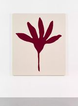 Fiore amaranto by Adelaide Cioni contemporary artwork textile