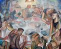 Binge Watch by Alvin Ong contemporary artwork Painting