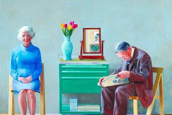 Contemporary art exhibition David Hockney David Hockney at Tate Britain London United Kingdom