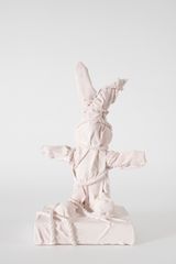 Wrapped Bunny by Daniel Arsham contemporary artwork sculpture