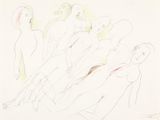 Untitled by Oswald Oberhuber contemporary artwork drawing works on paper