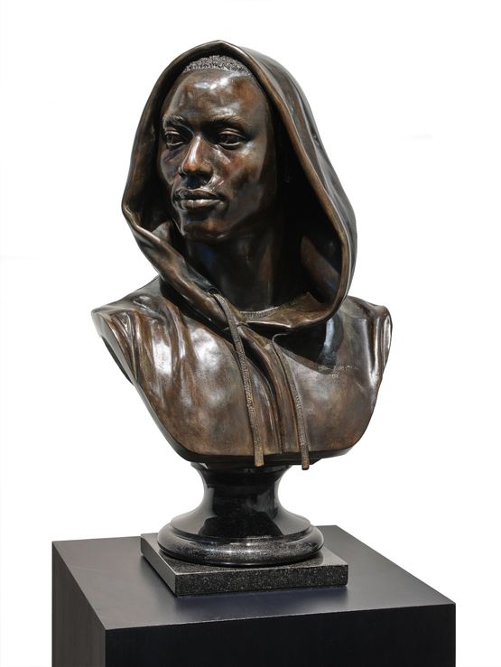Barthelemy Senghor by Kehinde Wiley contemporary artwork Sculpture