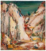 Autumn Mountains and Temples  by Yin Zhaoyang contemporary artwork painting
