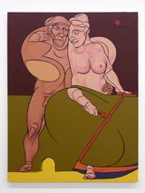 Eine liebe by Valerio Adami contemporary artwork painting