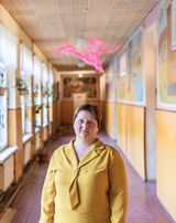 Welykyj Bytschkiw Velykobychkivskyy Litsey  Boarding School from the series i  Project Hope by Aljoscha contemporary artwork photography