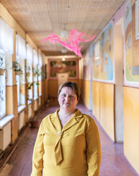 Welykyj Bytschkiw Velykobychkivskyy Litsey  Boarding School from the series i  Project Hope by Aljoscha contemporary artwork Photography