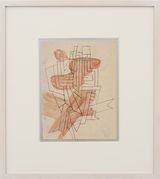 Study for Komposition by Perle Fine contemporary artwork drawing painting works on paper