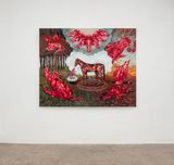 Broodmare Ceremony of Roses by Kat Lyons contemporary artwork painting