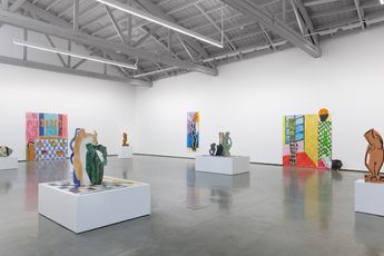 Contemporary art exhibition Betty Woodman Shadows and Silhouettes at David Kordansky Gallery Los Angeles United States