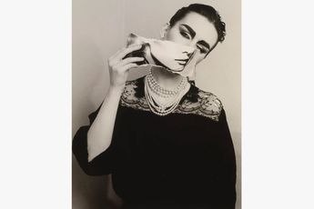 Contemporary art exhibition Linder Danger Came Smiling at Hayward Gallery London United Kingdom