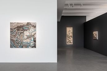 Contemporary art exhibition Wang Jieyin Boundless Sky  Wang Jieyins New Ink Paintings at Asia Art Center Beijing China