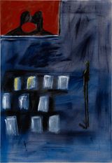 Heres Where The Story Ends by Mia Boe contemporary artwork painting