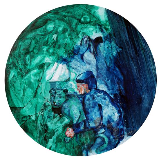 Intimate Relationship by Wu Shuang contemporary artwork Painting