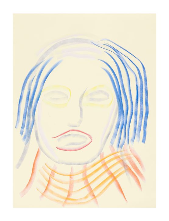 Face and Mask 27 by Carlos Amorales contemporary artwork Works on Paper