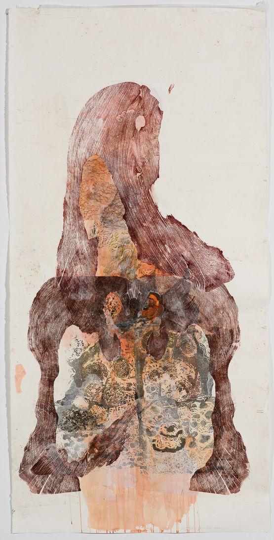 Termitaria Indwelling IV by John Wolseley contemporary artwork Painting