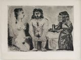 Maison close Le Chocolat II by Pablo Picasso contemporary artwork print