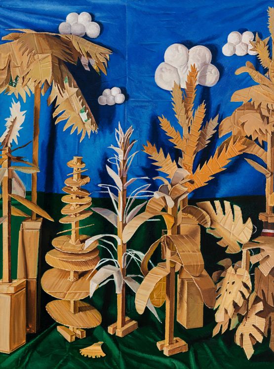 Forest in Paper  by Shih Yung Chun contemporary artwork Painting