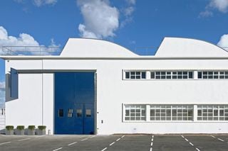 Gagosian contemporary art gallery in Le Bourget France