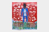 Ogum que sao sete by Alberto Pitta contemporary artwork textile