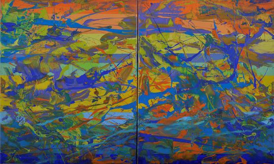 Illumination by Ava Hsueh contemporary artwork Painting
