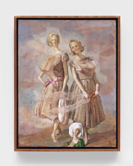Carol Alice and Mary by John Currin contemporary artwork Painting