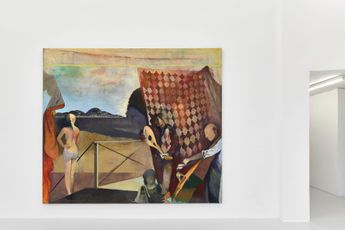 Contemporary art exhibition Justin de Verteuil Magpie on a Morning Gallows at Sies  Hoke Dusseldorf Germany