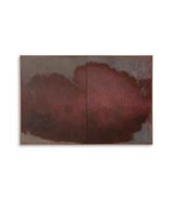Landscape in Dark Red Charcoal Diptych by Nuria Maria contemporary artwork painting