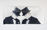 Top Hats by Jelena Telecki contemporary artwork Painting