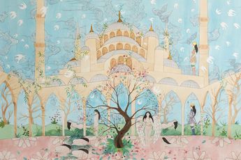 Contemporary art exhibition Hiba Schahbaz The Garden at Museum of Contemporary Art North Miami  MOCA North Miami United States