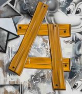 Untitled Modern Living by Barry Reigate contemporary artwork painting
