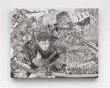 Briar of marauding by Christian Santiago contemporary artwork drawing