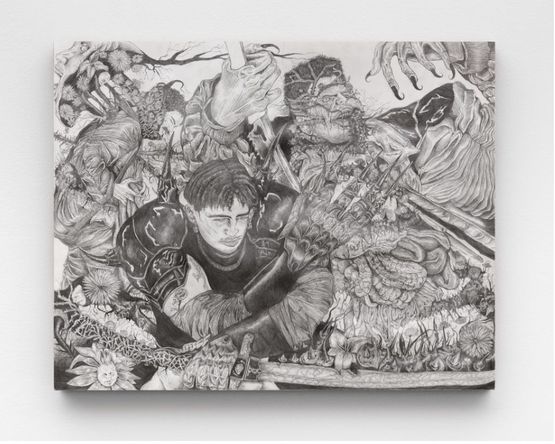 Briar of marauding by Christian Santiago contemporary artwork Drawing