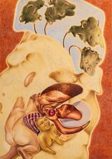 A Weighted Exchange by Georgia Semple contemporary artwork painting