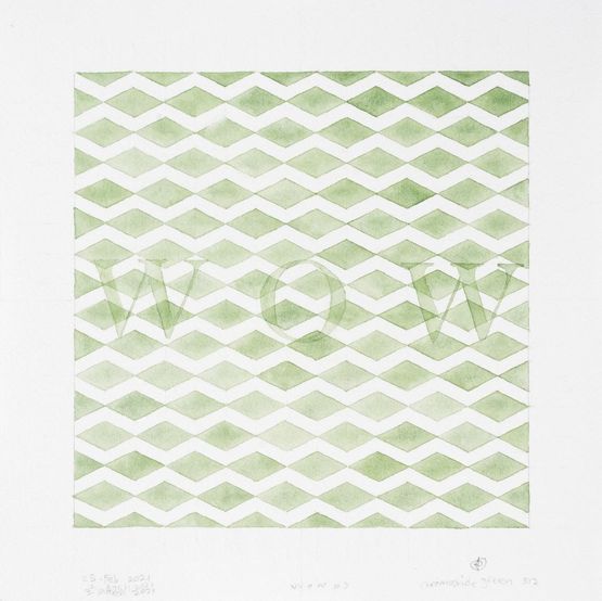 wow 3 by Noor Mahnun Anum contemporary artwork Painting