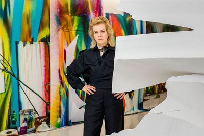 Katharina Grosse on Mumbling Mud in Shanghai