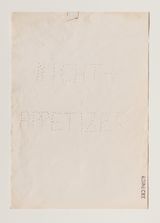 Nicht-Appetizer by Chris Reinecke contemporary artwork works on paper
