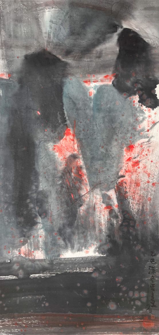 Abstract-Yisi Year A65-11 by Lui Shou-Kwan contemporary artwork Painting