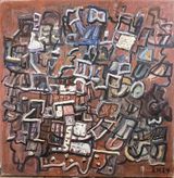 Crowded by Wang Chuan contemporary artwork painting