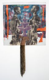 Stillness in the Garden by Kaleab Abate contemporary artwork print