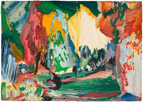Mountains and Rivers  by Yin Zhaoyang contemporary artwork Painting